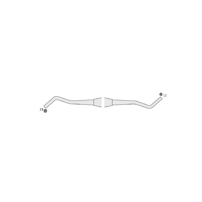 Classic-Round Otturatore doppio Falcon zigrinato
