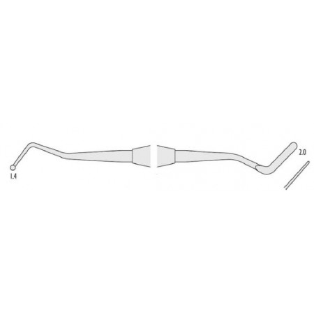 Classic-Round Strumento per otturazioni doppio Falcon