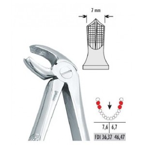 Pinza per estrazione mod. Europeo