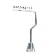 Classic-Round Sonda singola parodontale punta colorata