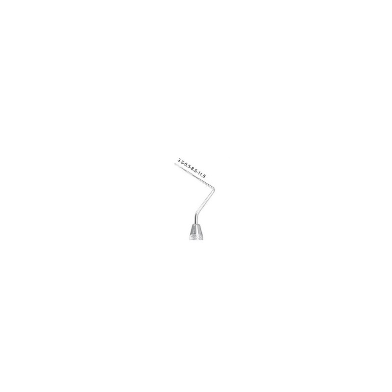Classic-Round Sonda singola parodontale punta colorata