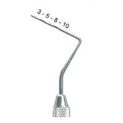 Classic-Round Sonda singola parodontale punta colorata